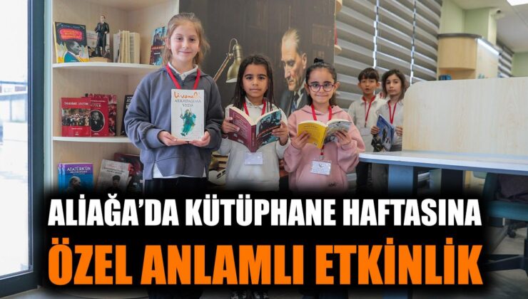 Aliağa’da Aziz Sancar Kütüphanesi Öğrencileri Ağırladı