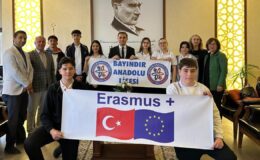 Kaymakam Mete, Erasmus Öğrencilerine Destek Verdi