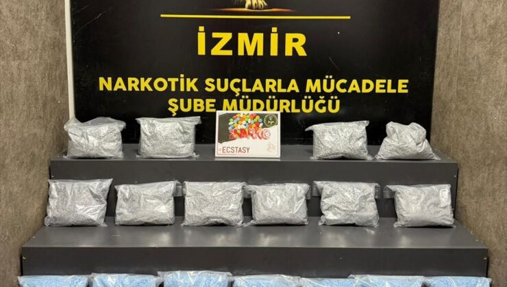 İzmir’de Uyuşturucu Operasyonu: 101 Bin Hap Ele Geçirildi!