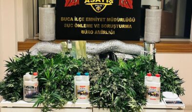 Buca’da Uyuşturucu Yetiştiren İki Şüpheli Yakalandı!