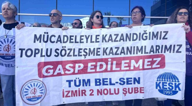 İzmir’de Memurlar İş Bıraktı, TİS Krizi Büyüyor!