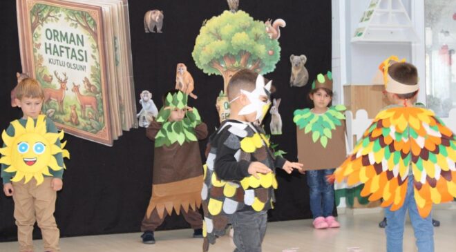 Ödemiş Anaokulu’nda Kitap Kurdu Madalyaları Verildi