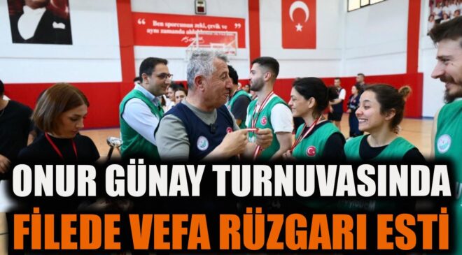 Onur Günay Anısına Coşkulu Voleybol Turnuvası
