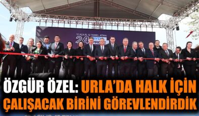 Urla’da 24 Proje ile Yeni Bir Dönem Başladı