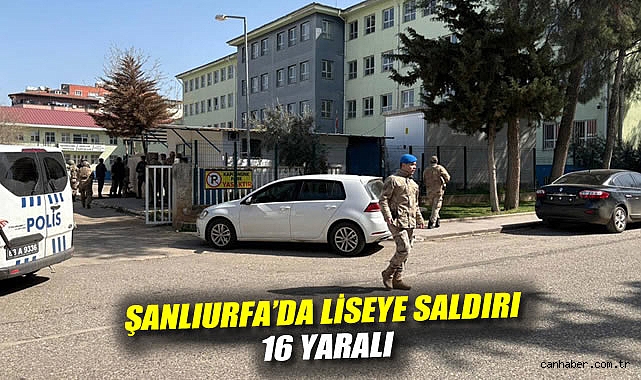 Siverek’te Okulda Silahlı Saldırı: 16 Yaralı!