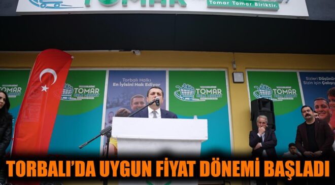 Torbalı’da Uygun Fiyatlı TOMAR Halk Market Açıldı!