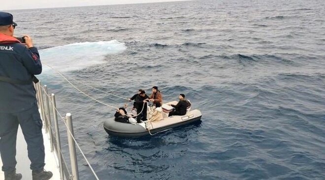 Seferihisar’da Düzensiz Göçmen Kurtarıldı!