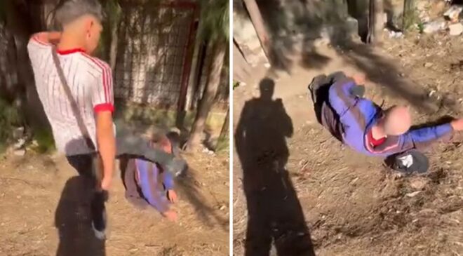İzmir’de Sokakta Uyuyan Yaşlıya Saldırı Tepki Çekti